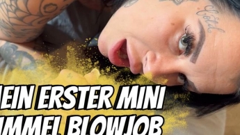 Mein erster Mini Pimmel blowjob