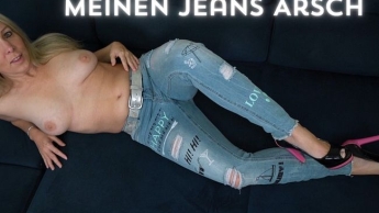 Milfschnitte braucht dich! Spritz auf meinen Jeans Arsch!