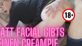 Bin ich jetzt Schwanger ? Creampie statt Facial !