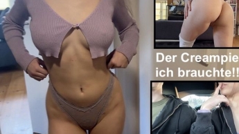 Ich brauche einen CREAMPIE!! Spaziergänger zum Ficken überredet?!?