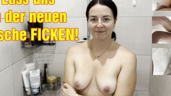 Lass uns in der neuen Dusche FICKEN!