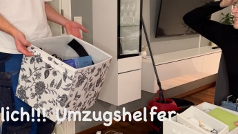 WOW hab ich das wirklich gemacht ? Umzugshelfer zur Belohnung gefickt !!