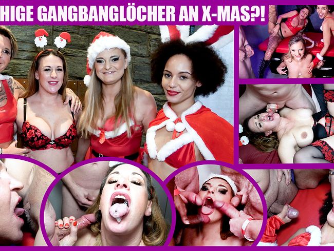 SPERMA BESCHERUNG?! MATSCHIGE GANGBANGLÖCHER AN WEIHNACHTEN!!!