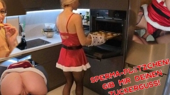 Spermaplätzchen!! Gib mir deinen Zuckerguss!!