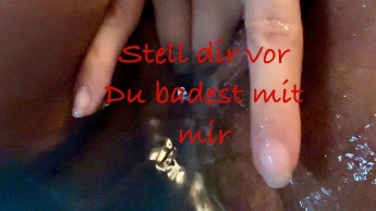 Stell dir vor du badest mit mir – Dirty Talk Edition