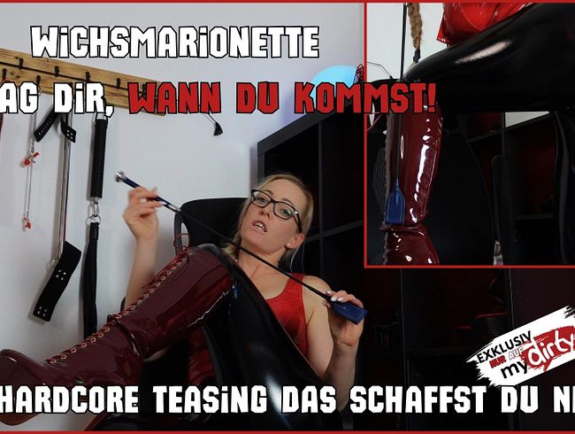 Wichsmarionetten Ich SAG dir, wann du kommst! Hardcore Teasing das schaffst du nie ?