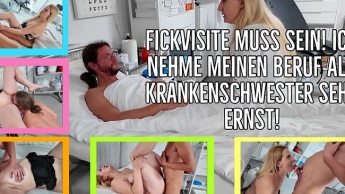 Fickvisite muss sein! Ich nehme meinen Beruf als Krankenschwester sehr ernst!