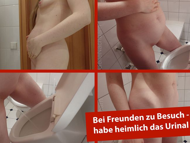 Geiler Pissstrahl im Stehen – Ich pisse ins Urinal