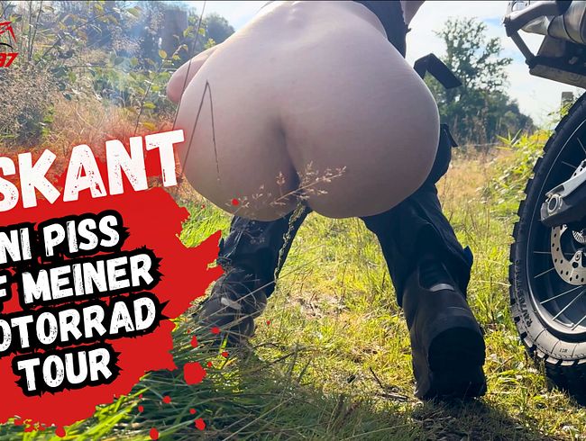 Geiler Mini Piss auf Motorrad Tour!