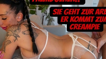 Fremdgehen!! Sie geht zur Arbeit, er kommt zum Creampie