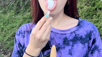 Meine Bestrafung!! Ohne ihn ein Eis lecken gewesen!! Teresa mit neuer Haarfarbe??