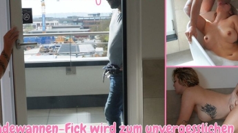 SCHOCK Spanner-Alarm!! Badewannen-Fick wird zum unvergesslichen Höhepunkt!